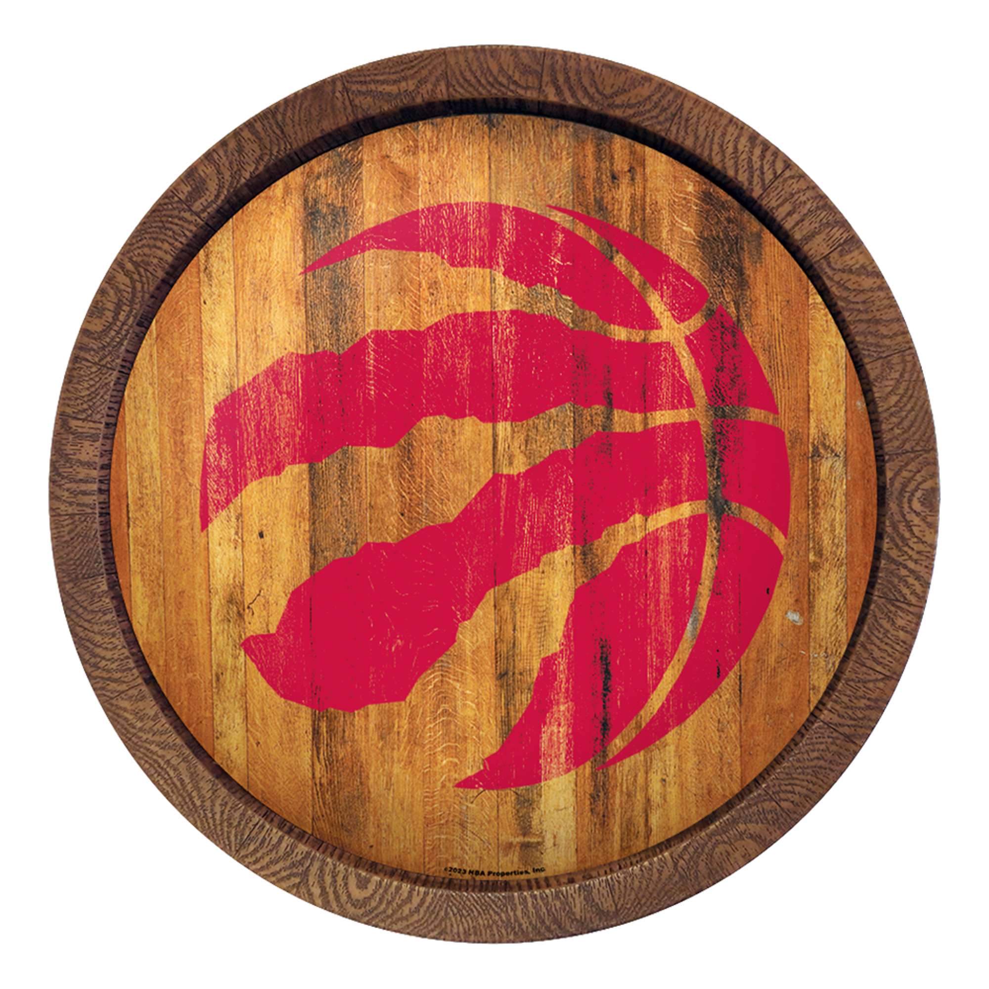 Toronto Raptors: "Faux" Barrel Top Sign  