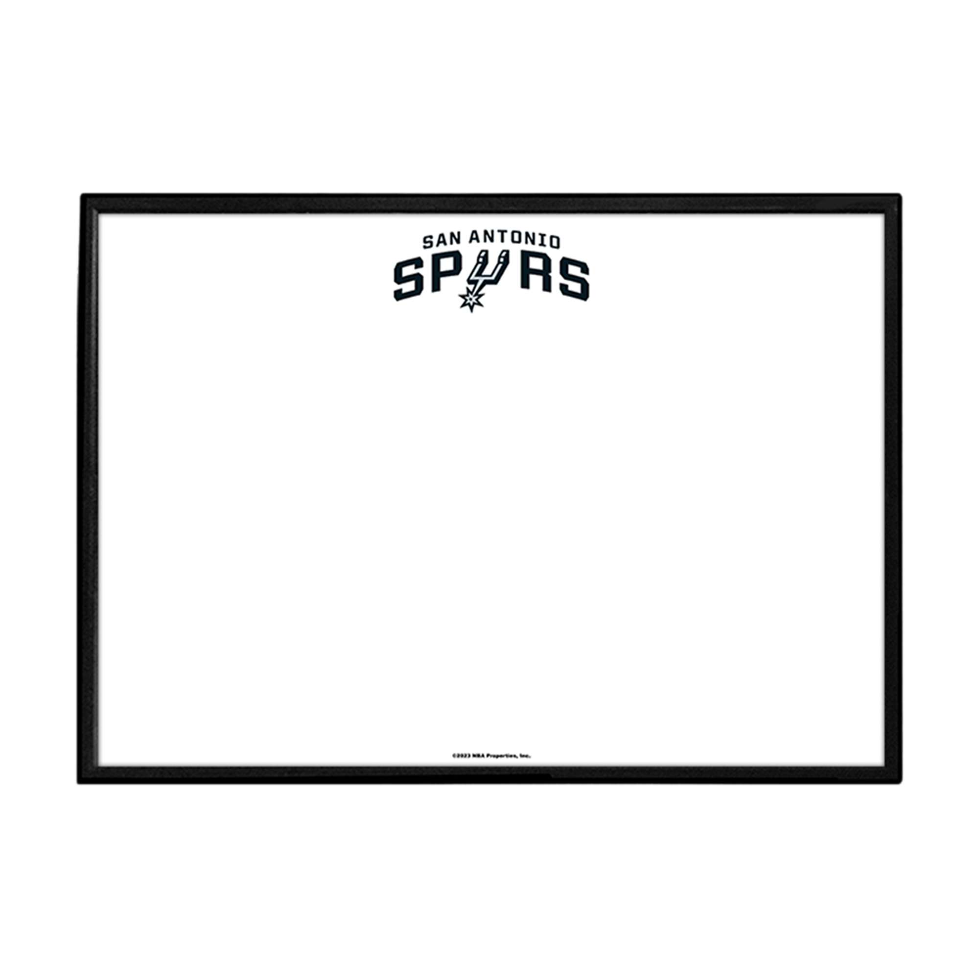 San Antonio Spurs: Framed Dry Erase Wall Sign