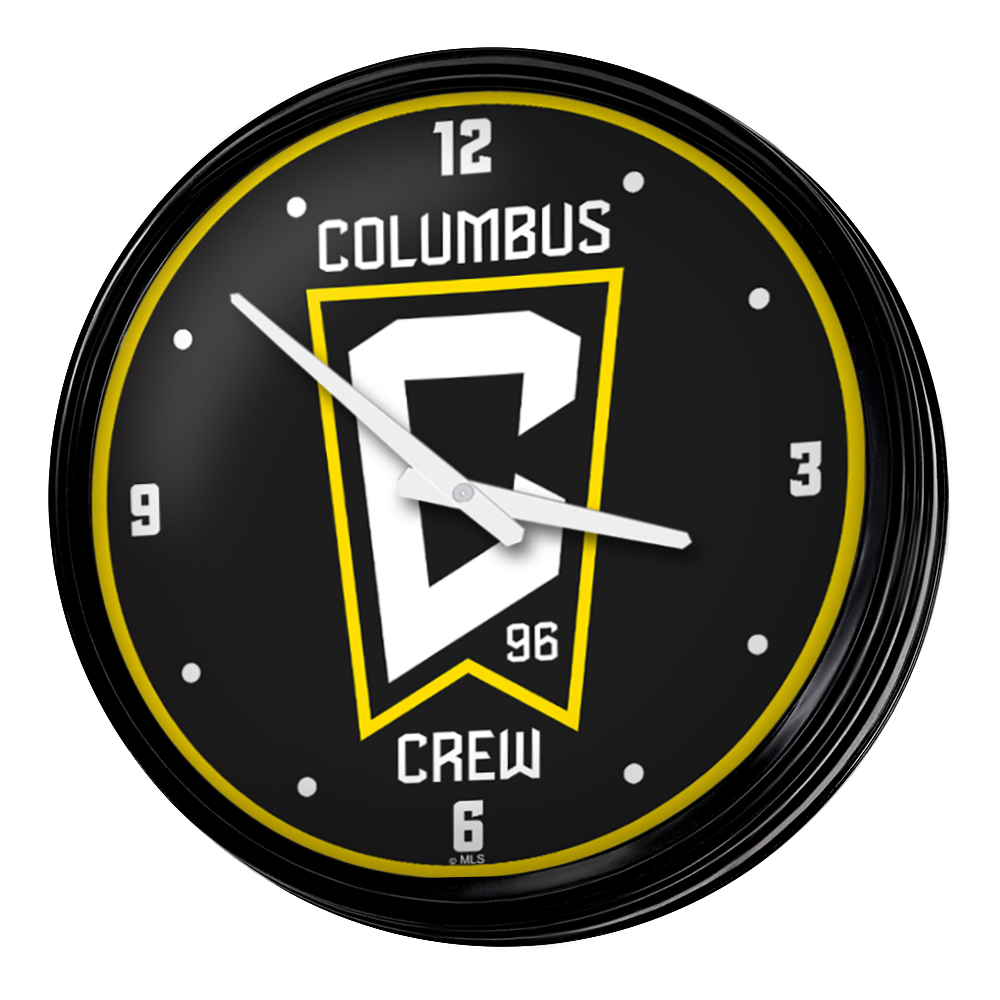 Columbus Crew: Retro Lighted Wall Clock