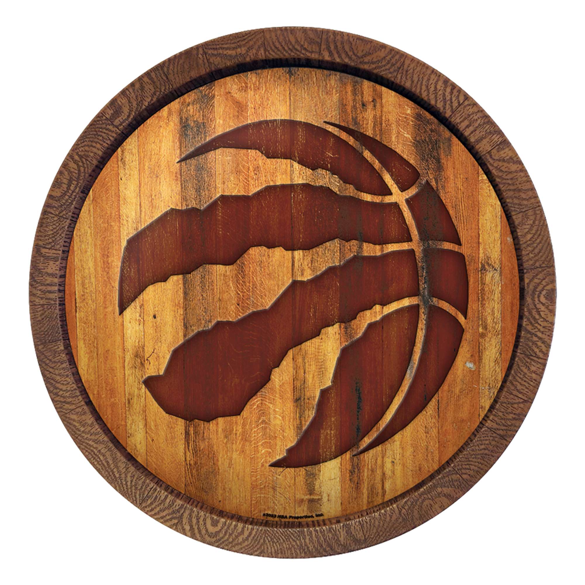 Toronto Raptors: "Faux" Barrel Top Sign  