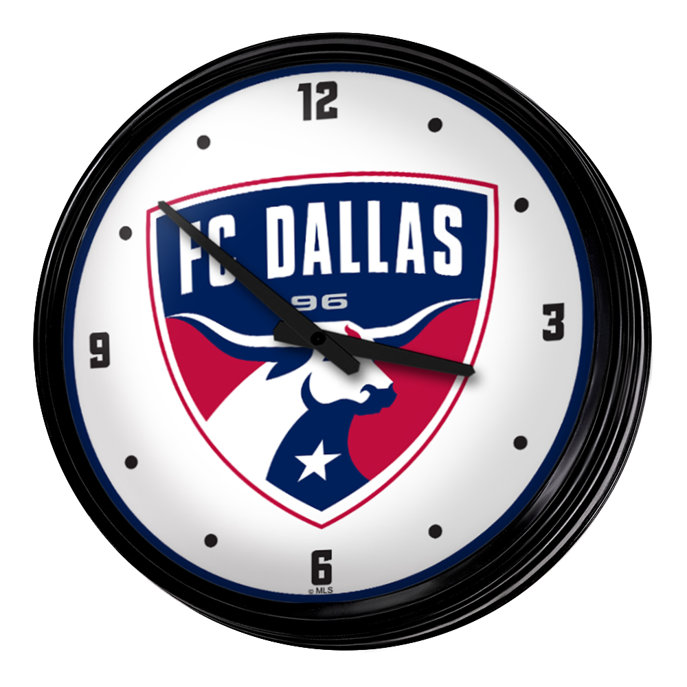 FC Dallas: Retro Lighted Wall Clock