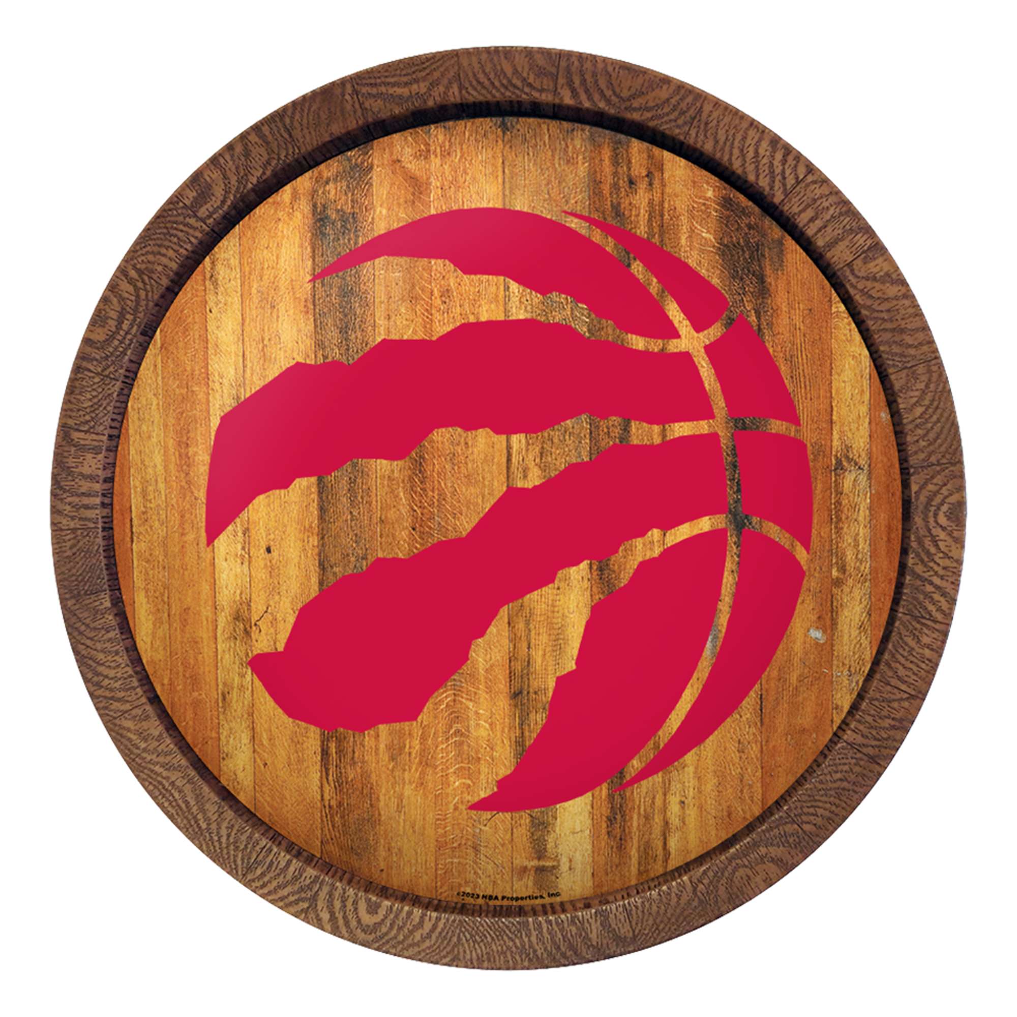 Toronto Raptors: "Faux" Barrel Top Sign  