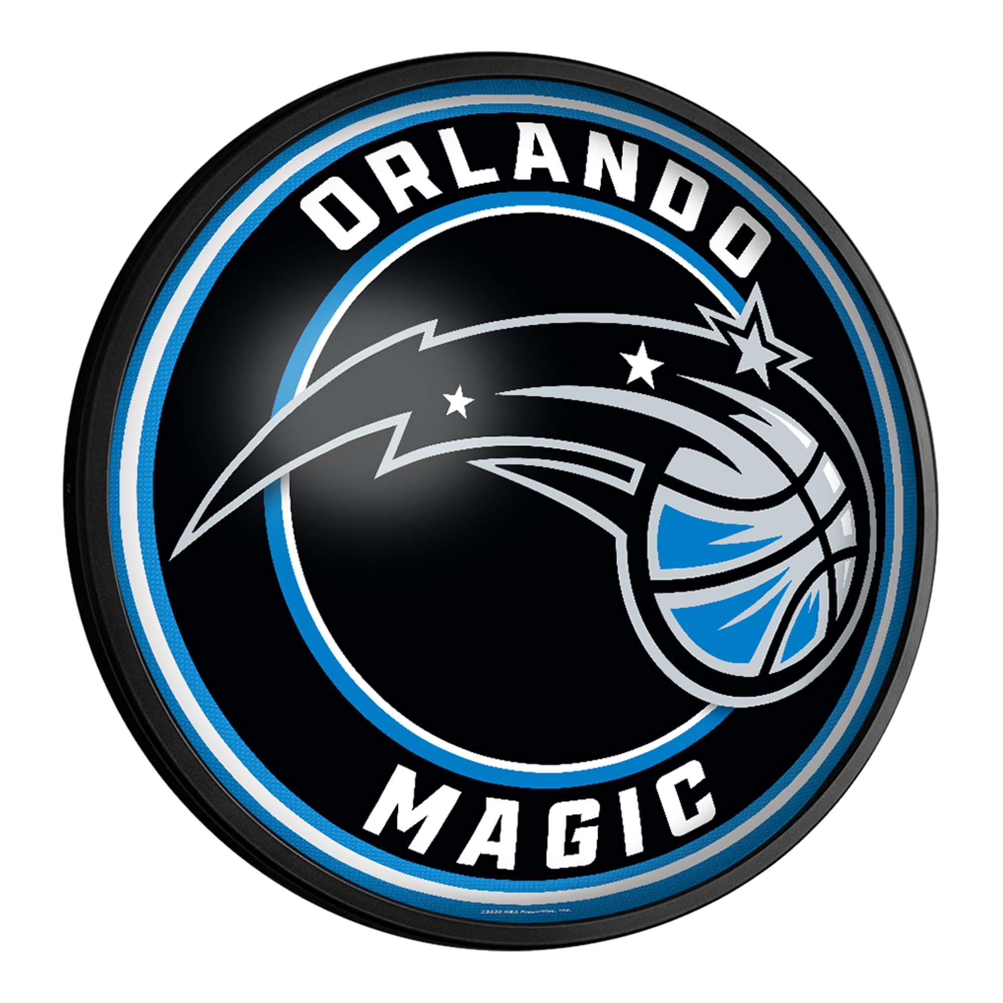 Orlando Magic: Round Slimline Lighted Wall Sign