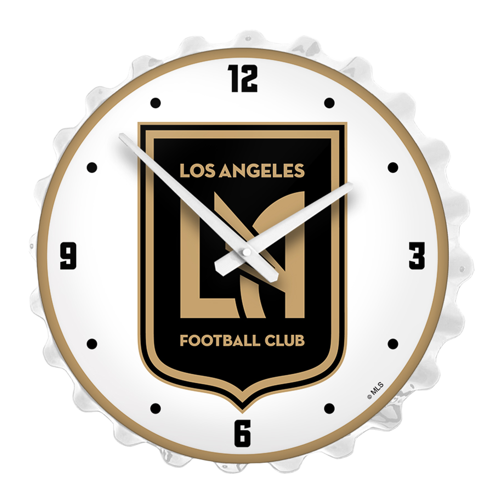 Los Angeles Football Club: Bottle Cap Lighted Wall Clock