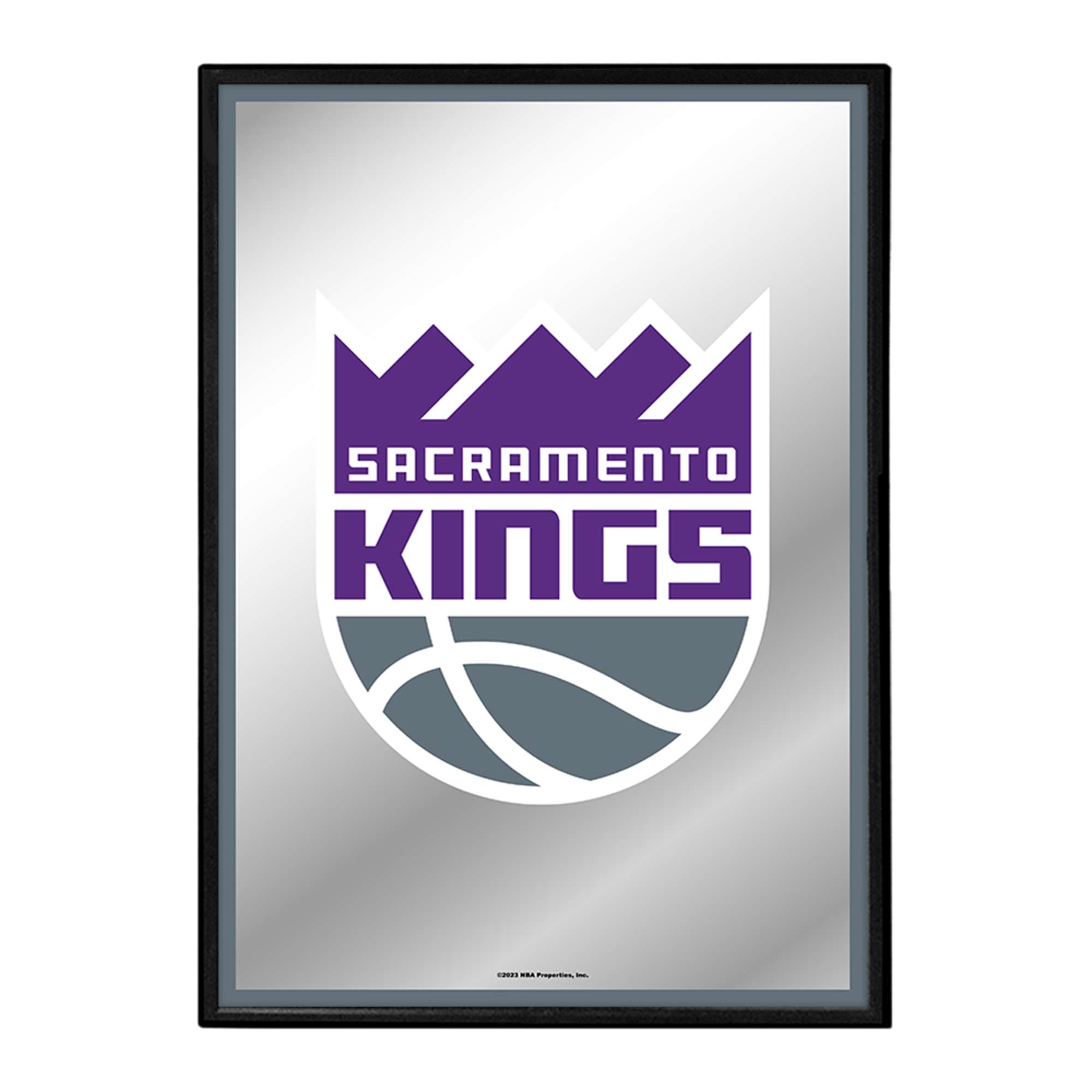 Sacramento Kings: Framed Mirrored Wall Sign