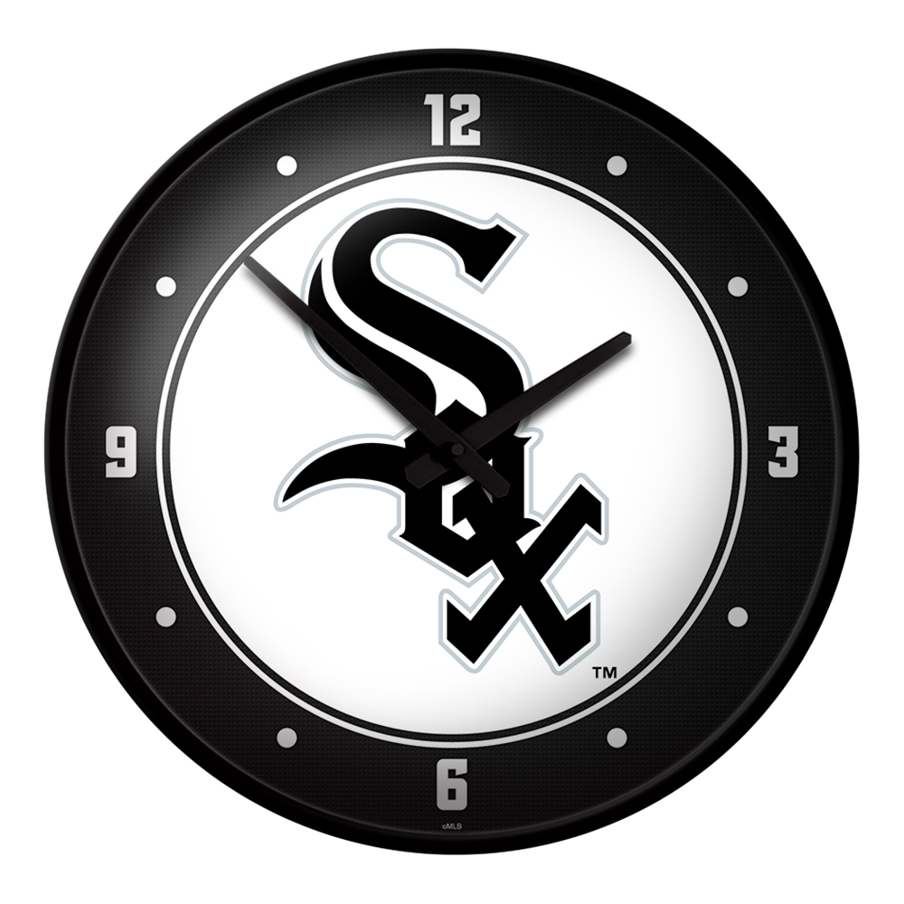 Chicago White Sox Logo - Modern Disc Wall Clock  