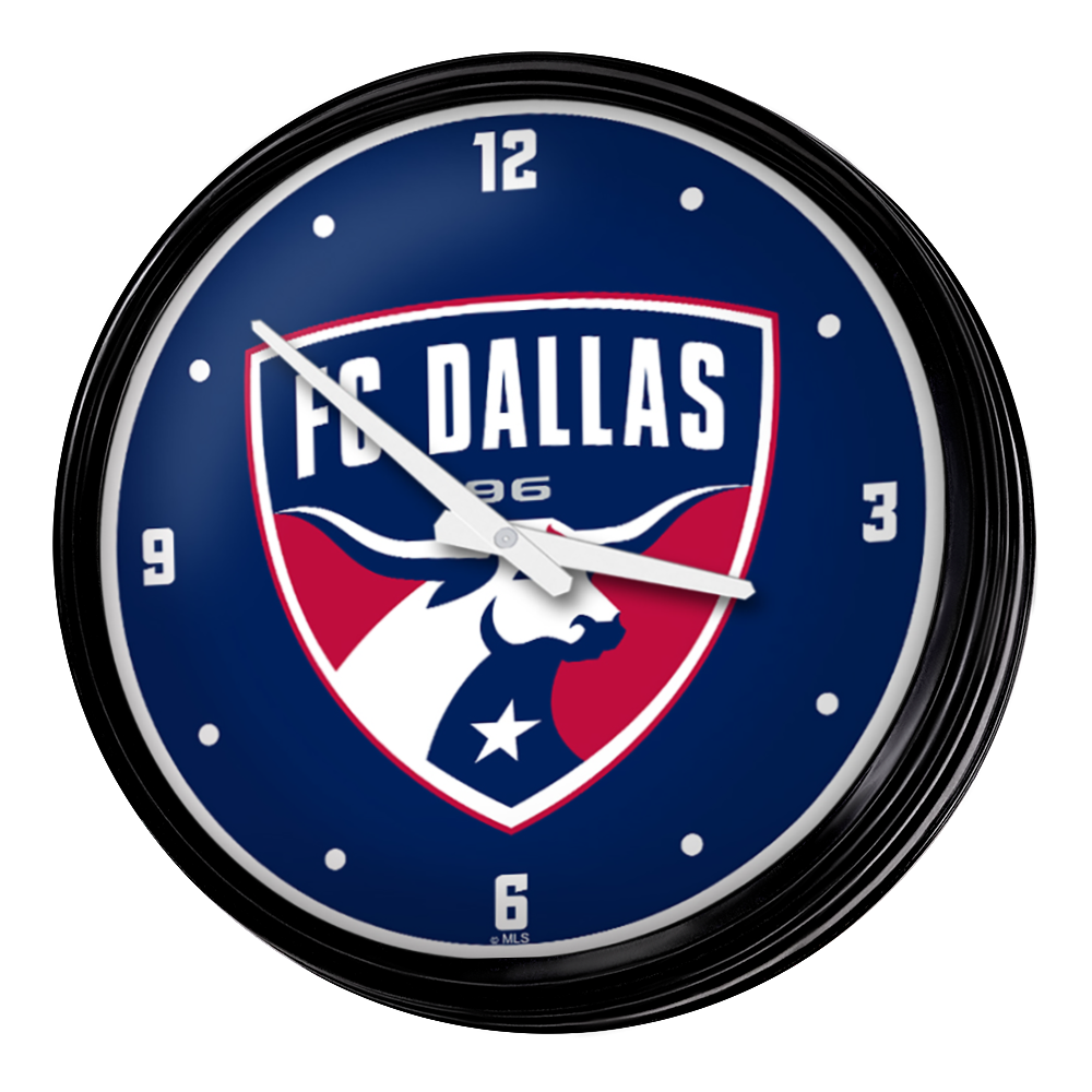 FC Dallas: Retro Lighted Wall Clock  