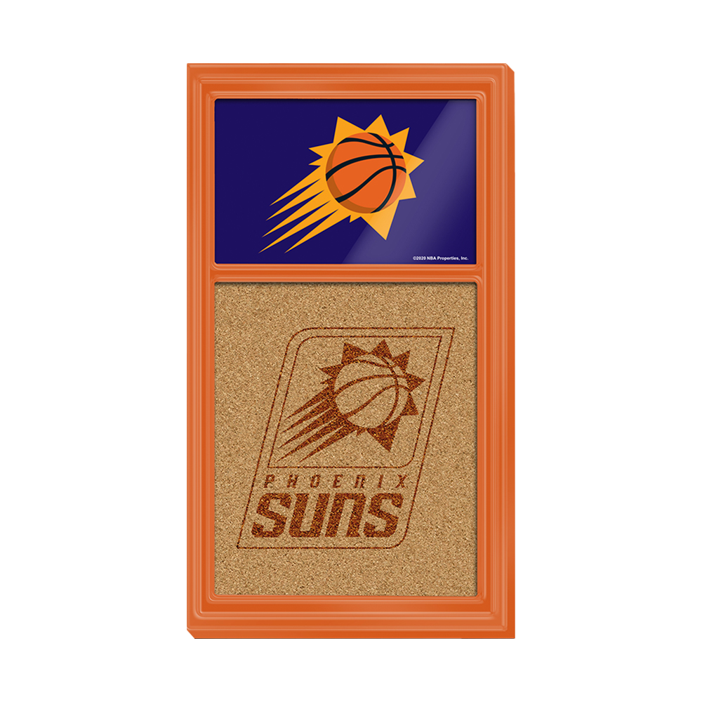 Phoenix Suns: Dual Logo - Cork Note Board
