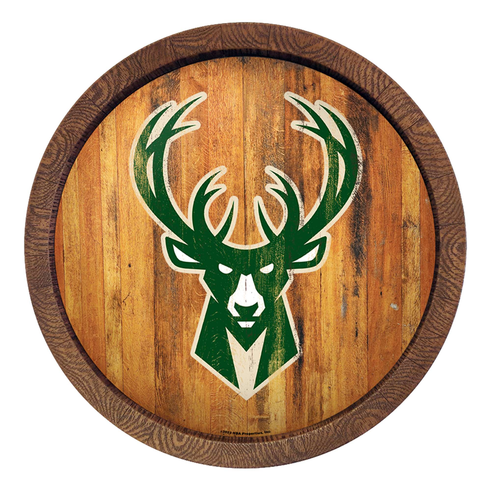 Milwaukee Bucks: "Faux" Barrel Top Sign    