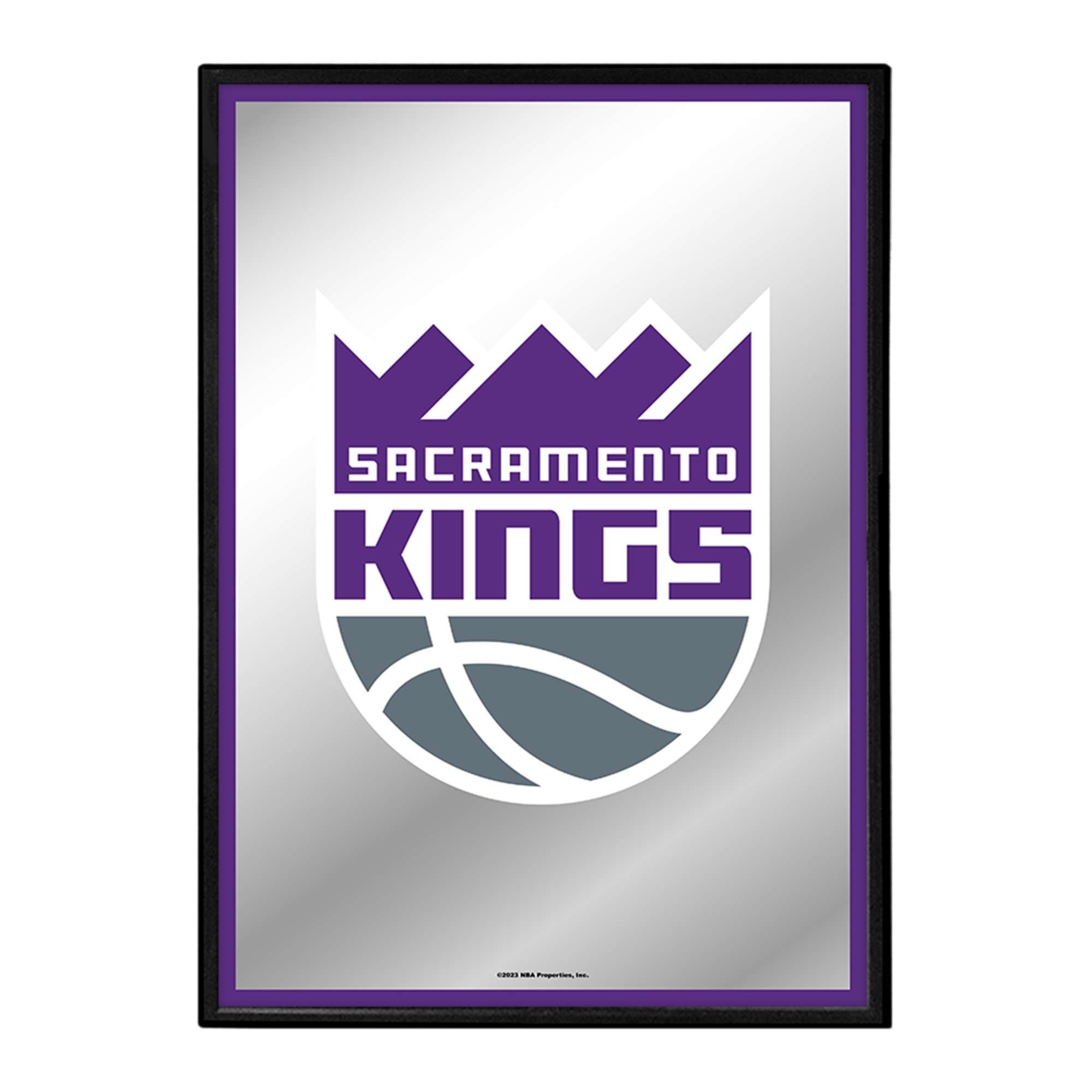 Sacramento Kings: Framed Mirrored Wall Sign