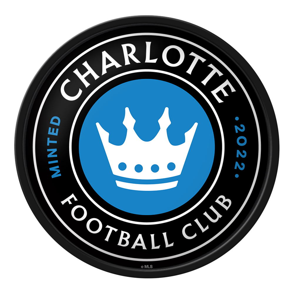 Charlotte FC: Modern Disc Wall Sign