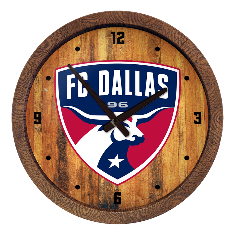 FC Dallas: "Faux" Barrel Top Clock  