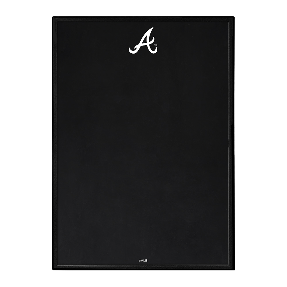 Atlanta Braves Logo - Framed Chalkboard  