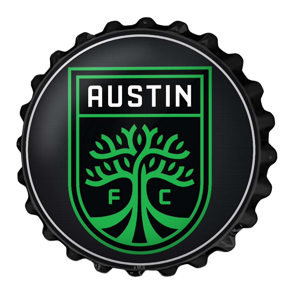 Austin F.C.: Bottle Cap Wall Sign Button Pot