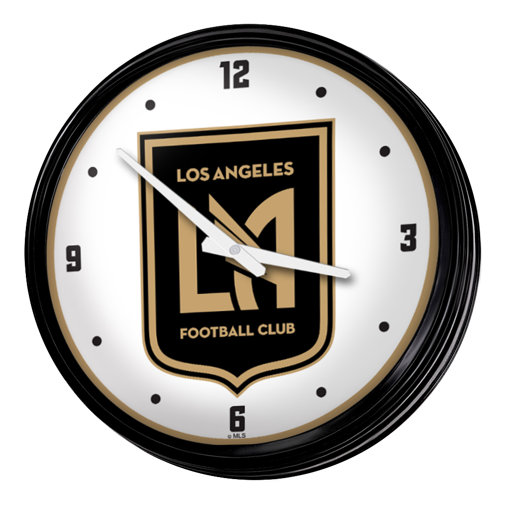 Los Angeles Football Club: Retro Lighted Wall Clock