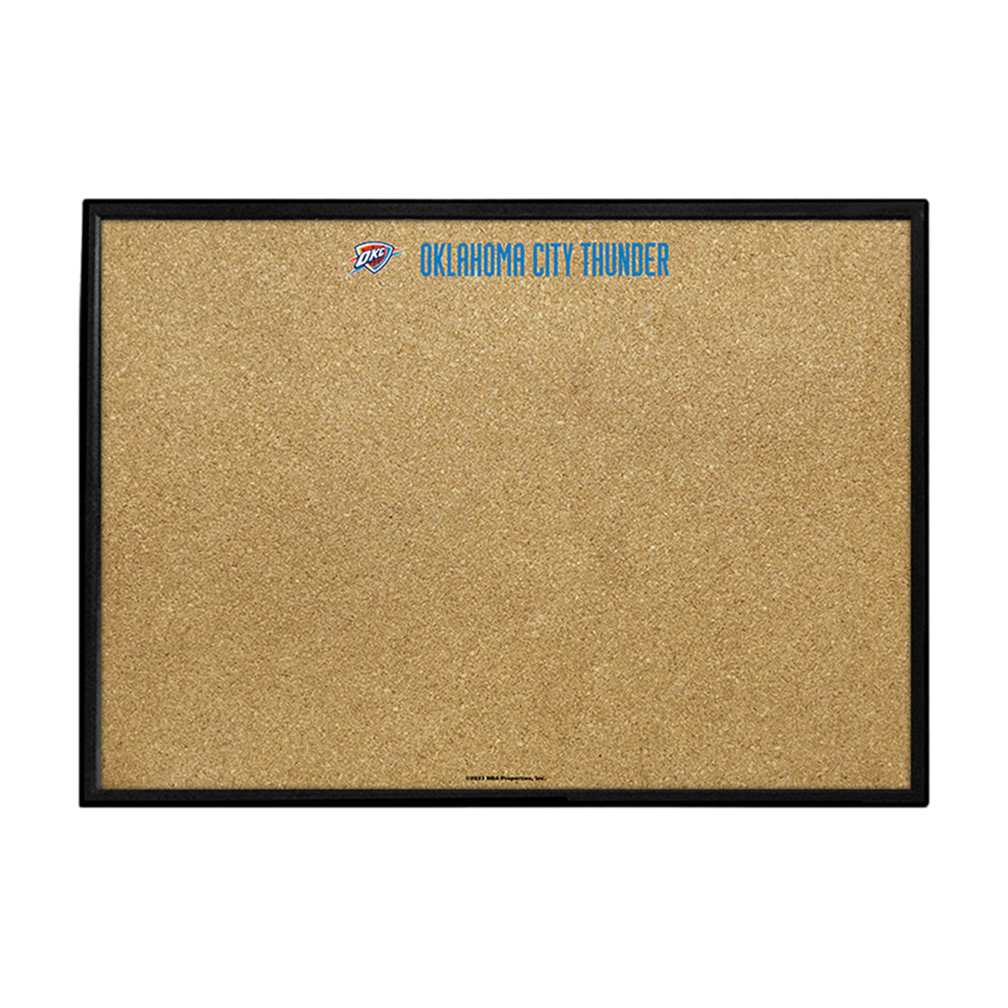 Oklahoma City Thunder: Framed Corkboard