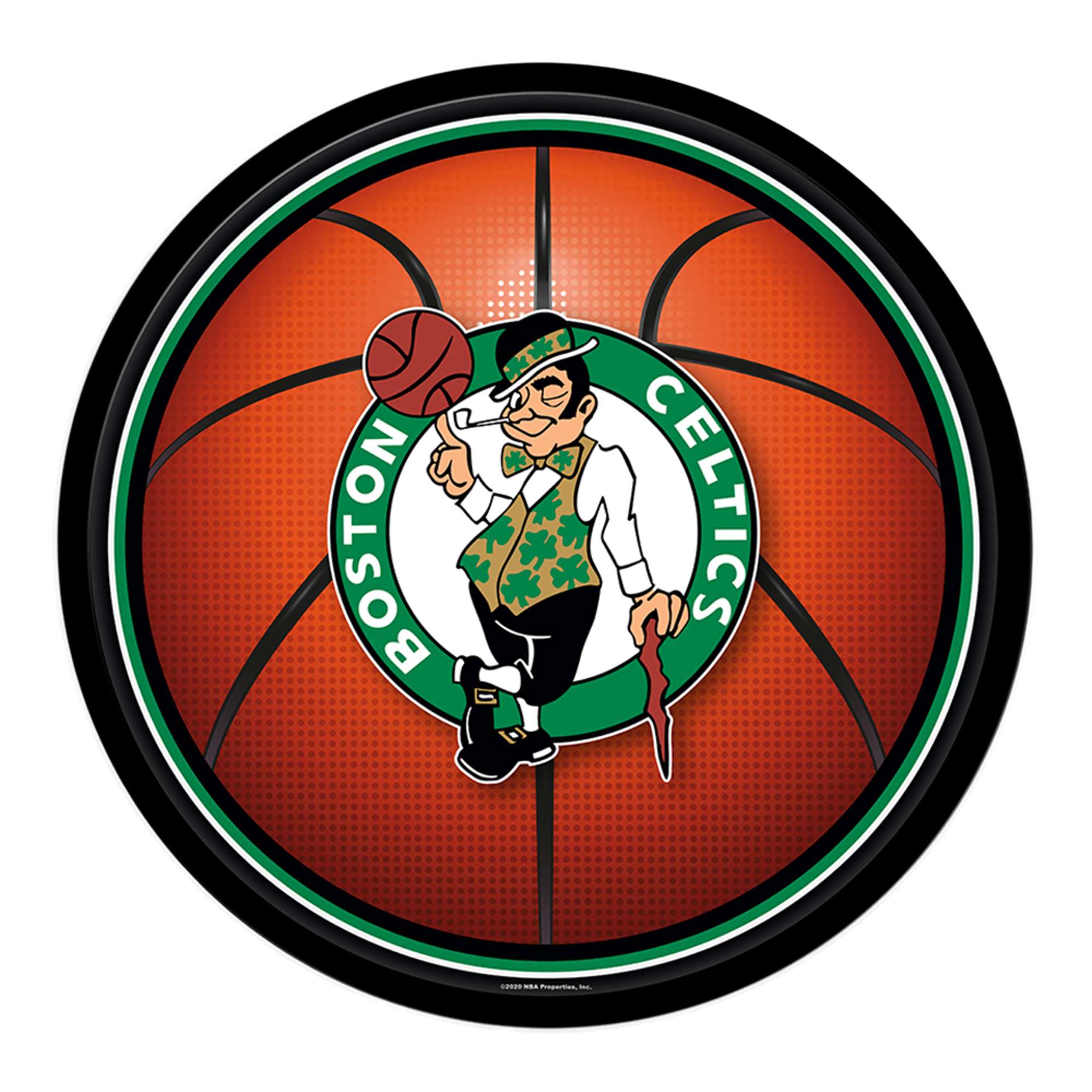 Boston Celtics: Basketball - Modern Disc Wall Sign