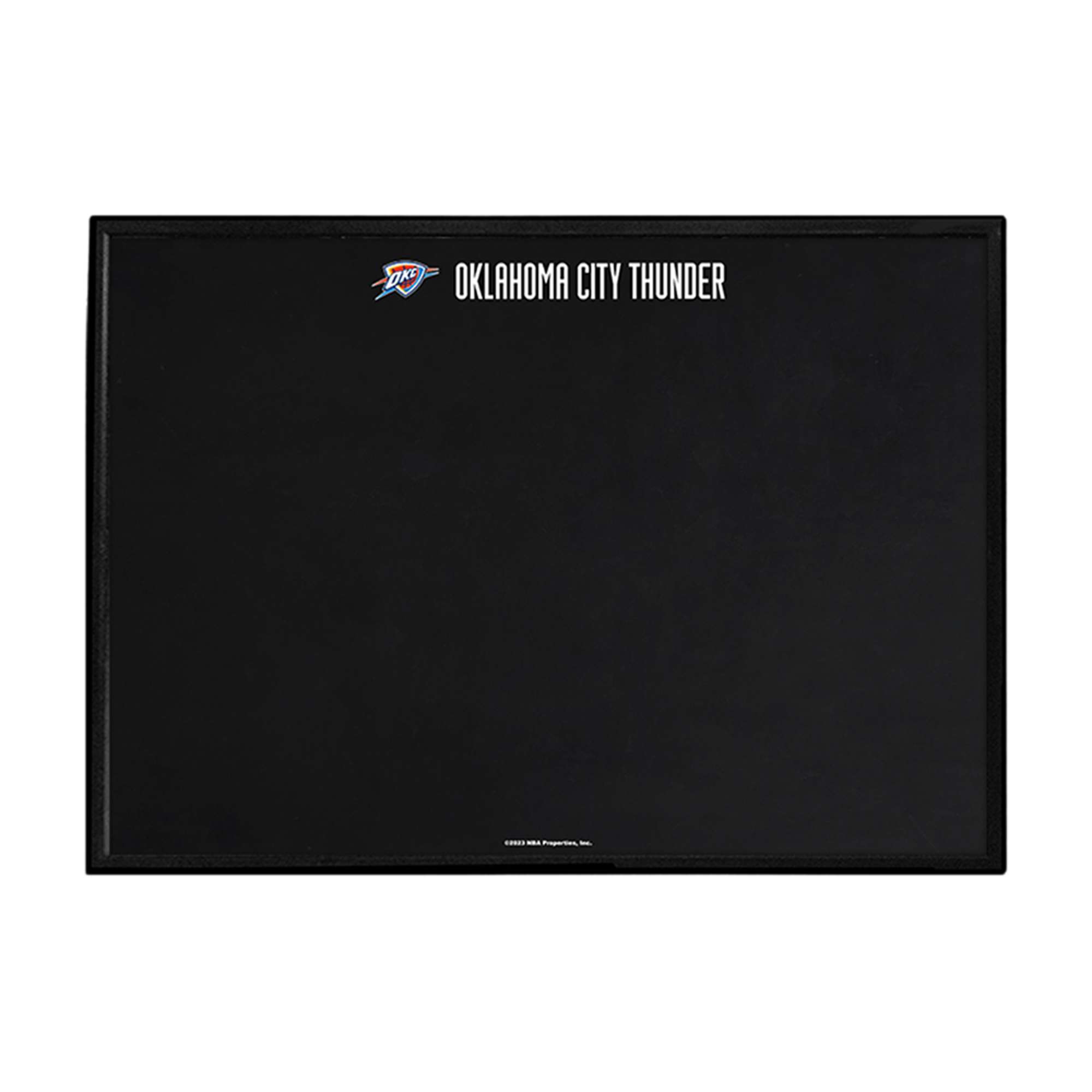 Oklahoma City Thunder: Framed Chalkboard