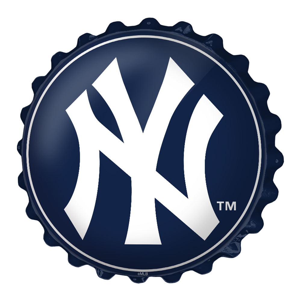 New York Yankees Logo - Bottle Cap Wall Sign  