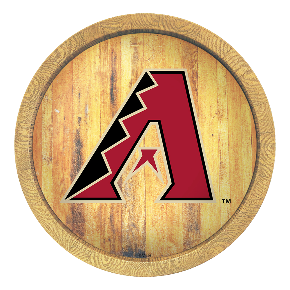 Arizona Diamondbacks "Faux" Barrel Top Sign  