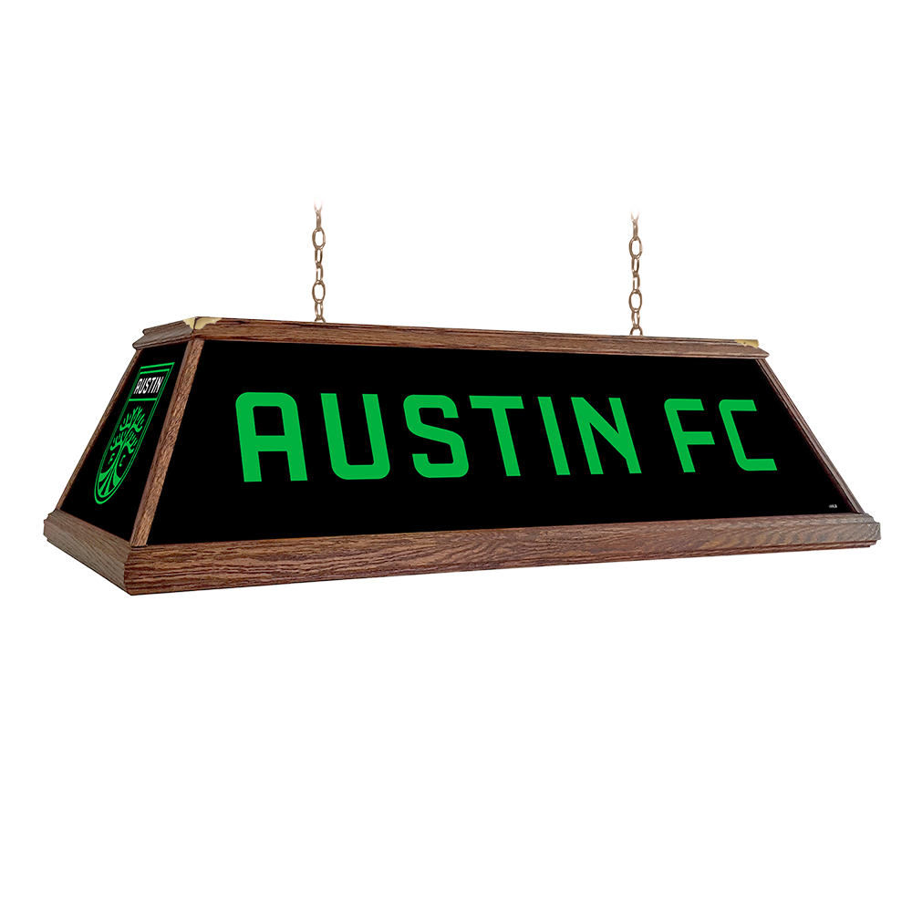 Austin F.C.: Premium Wood Pool Table Light