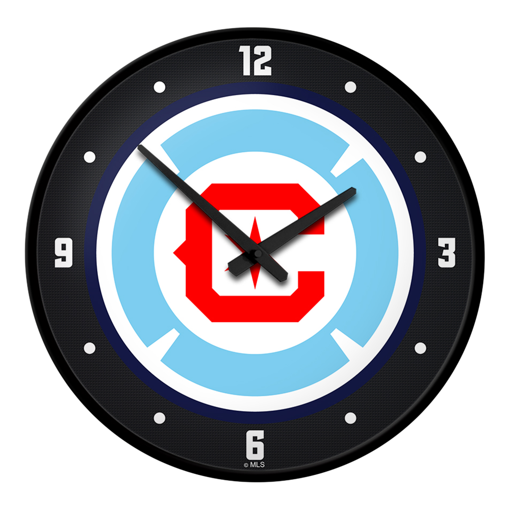 Chicago Fire: Modern Disc Wall Clock