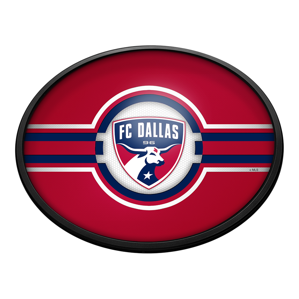 FC Dallas: Oval Slimline Lighted Wall Sign
