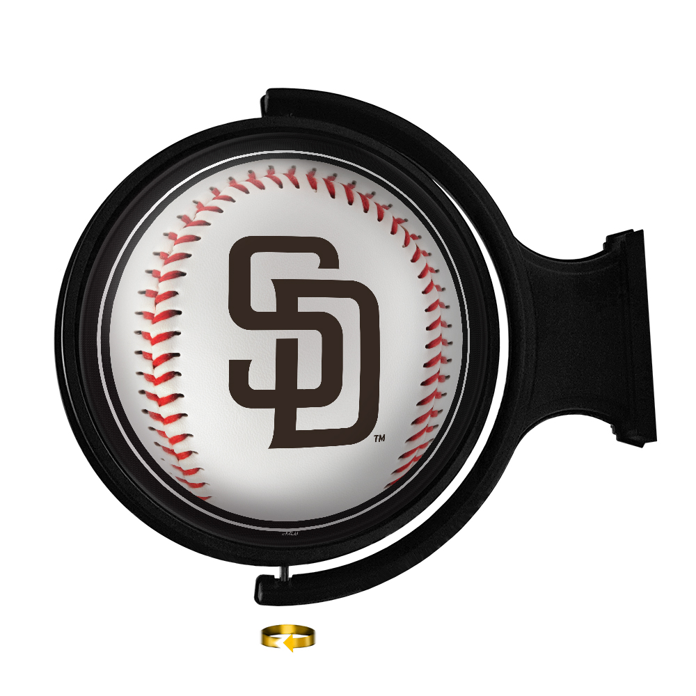 San Diego Padres: Baseball - Original Round Rotating Lighted Wall Sign   