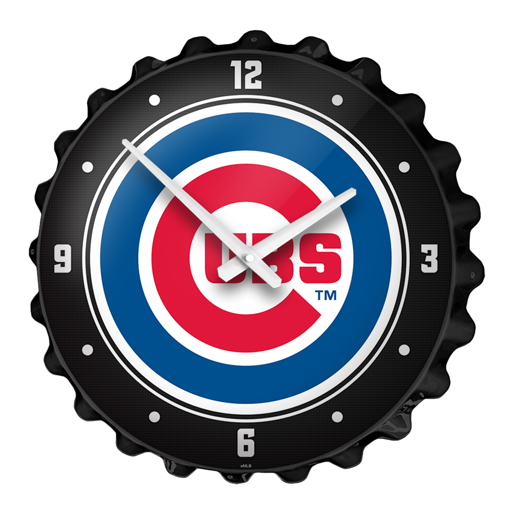 Chicago Cubs Bottle Cap Wall Clock  