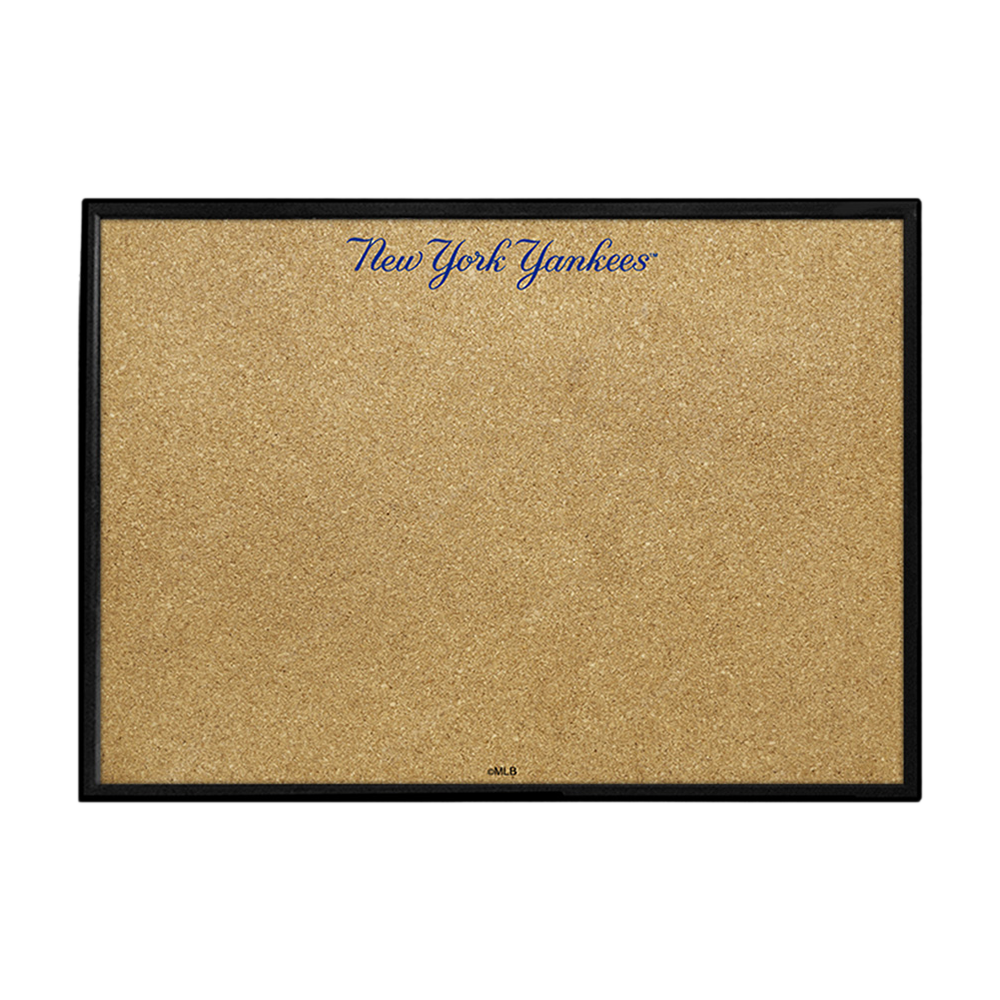 New York Yankees Wordmark - Framed Corkboard  