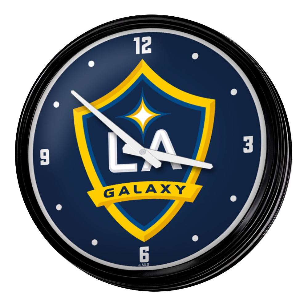 LA Galaxy: Retro Lighted Wall Clock  