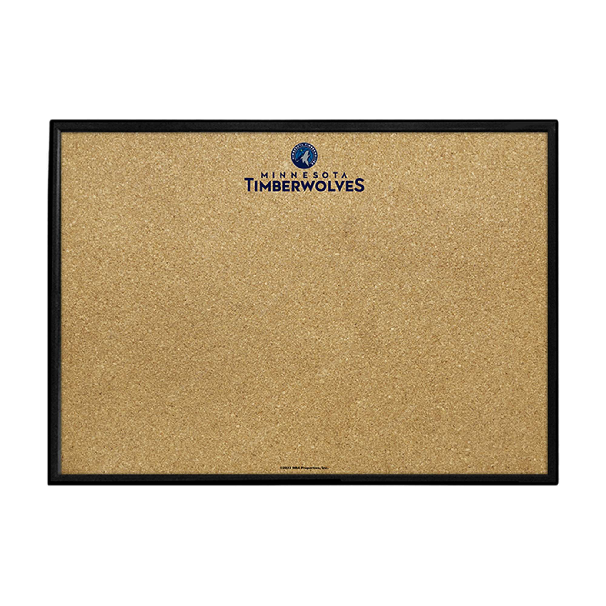 Minnesota Timberwolves: Framed Corkboard