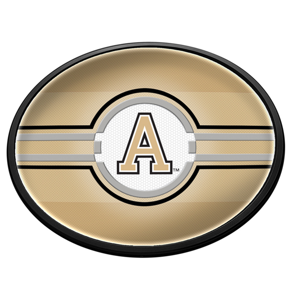 Army Black Knights Oval Slimline Lighted Wall Sign
