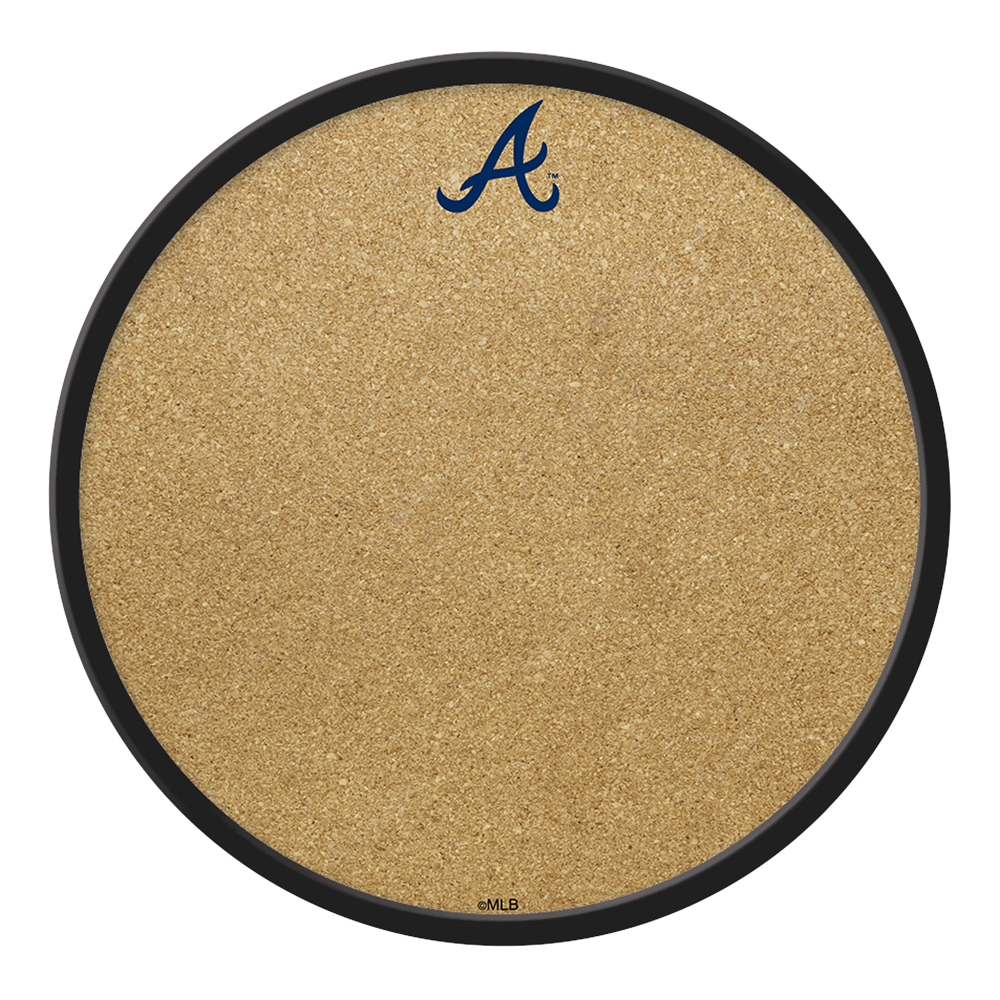 Atlanta Braves Modern Disc Cork Board  