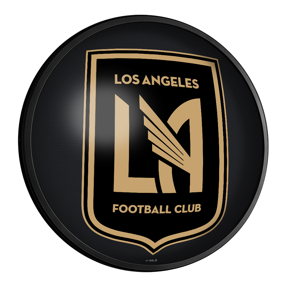Los Angeles Football Club: Round Slimline Lighted Wall Sign