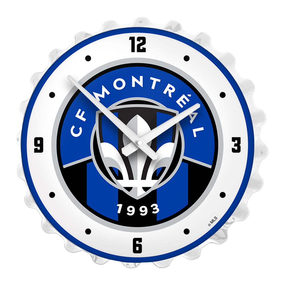  CF Montreal: Bottle Cap Lighted Wall Clock  