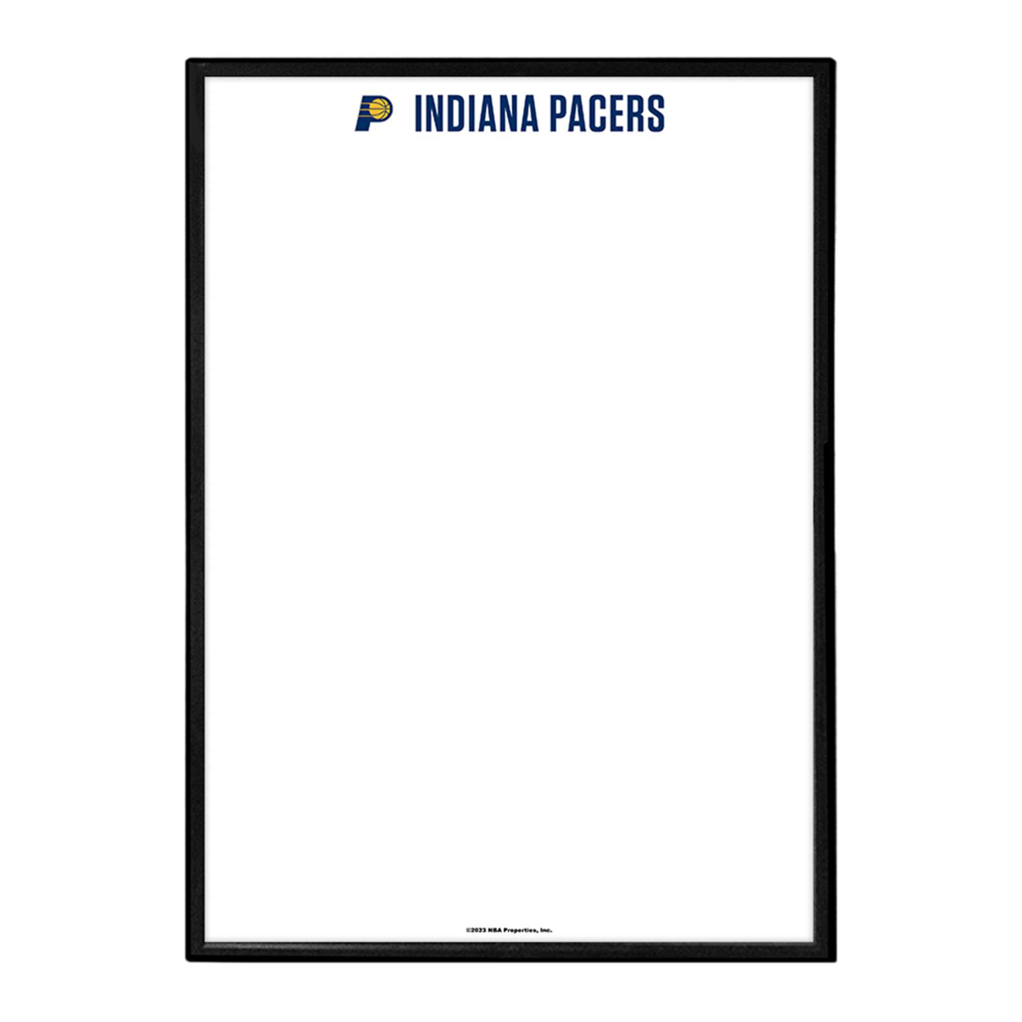 Indiana Pacers: Framed Dry Erase Wall Sign