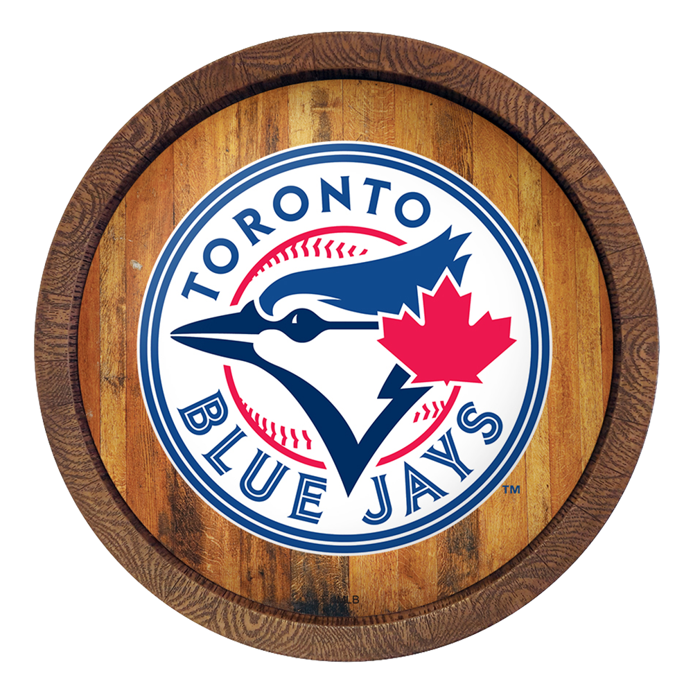 Toronto Blue Jays "Faux" Barrel Top Sign  