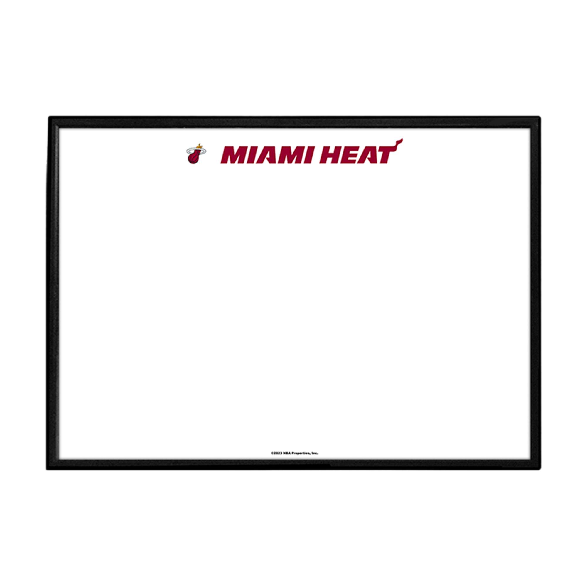 Miami Heat: Framed Dry Erase Wall Sign