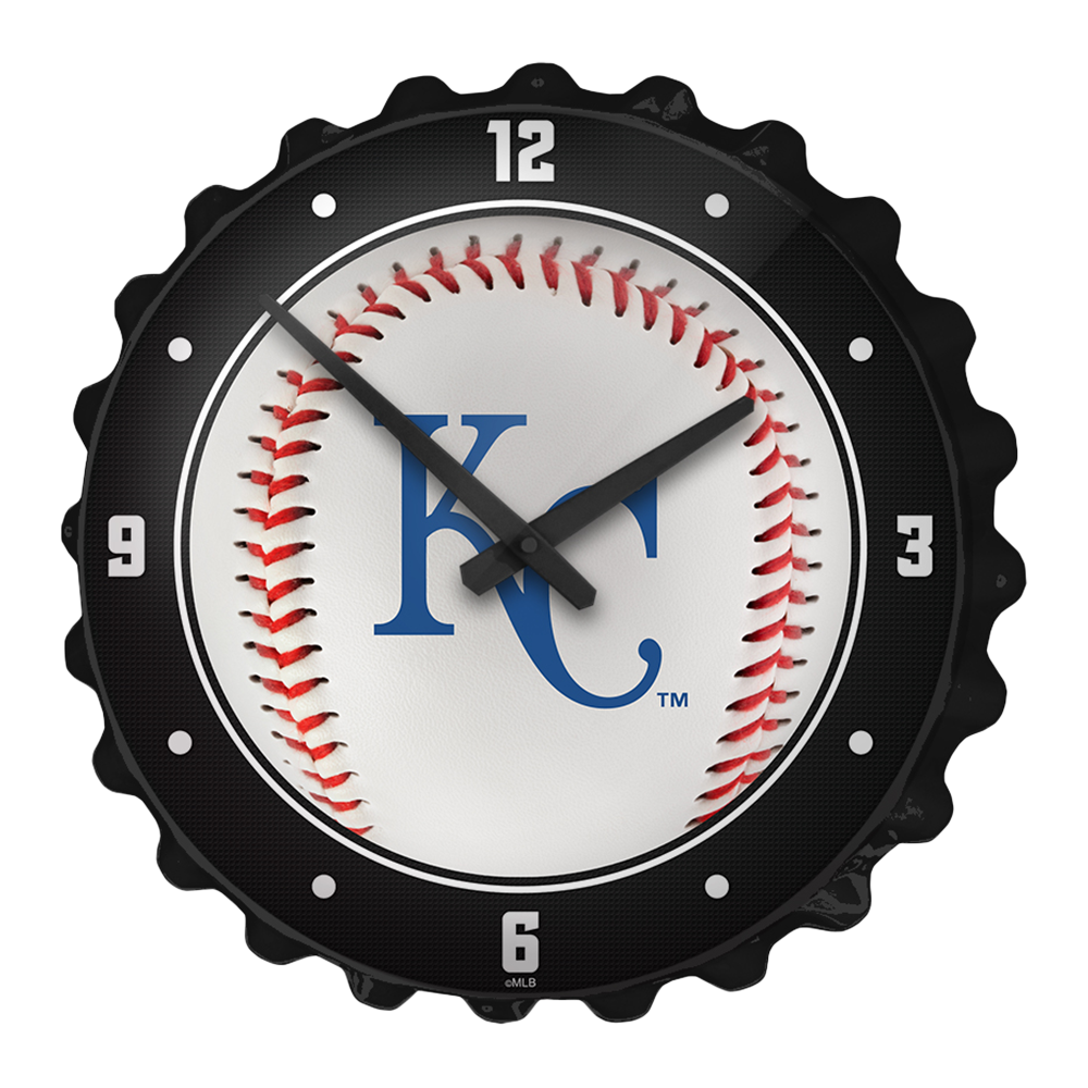 Kansas City Royals Baseball - Bottle Cap Wall Clock  