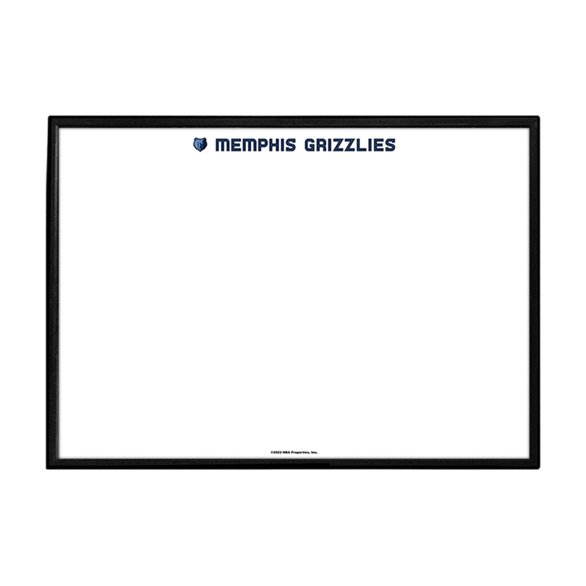 Memphis Grizzlies: Framed Dry Erase Wall Sign