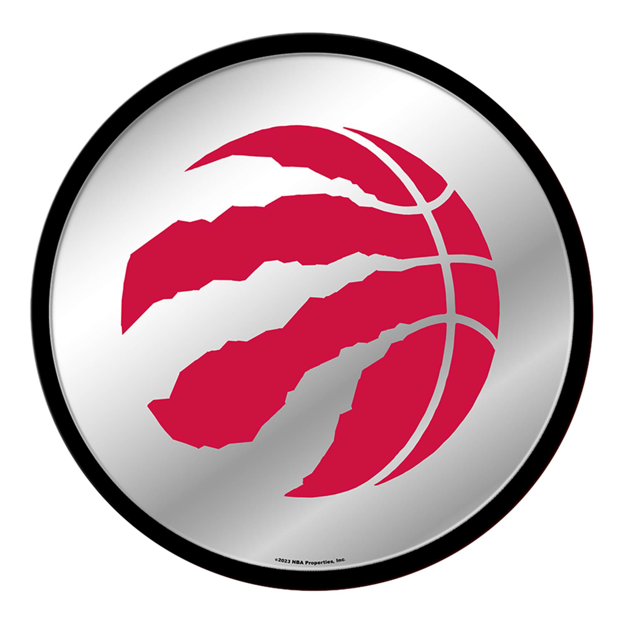 Toronto Raptors: Modern Disc Mirrored Wall Sign