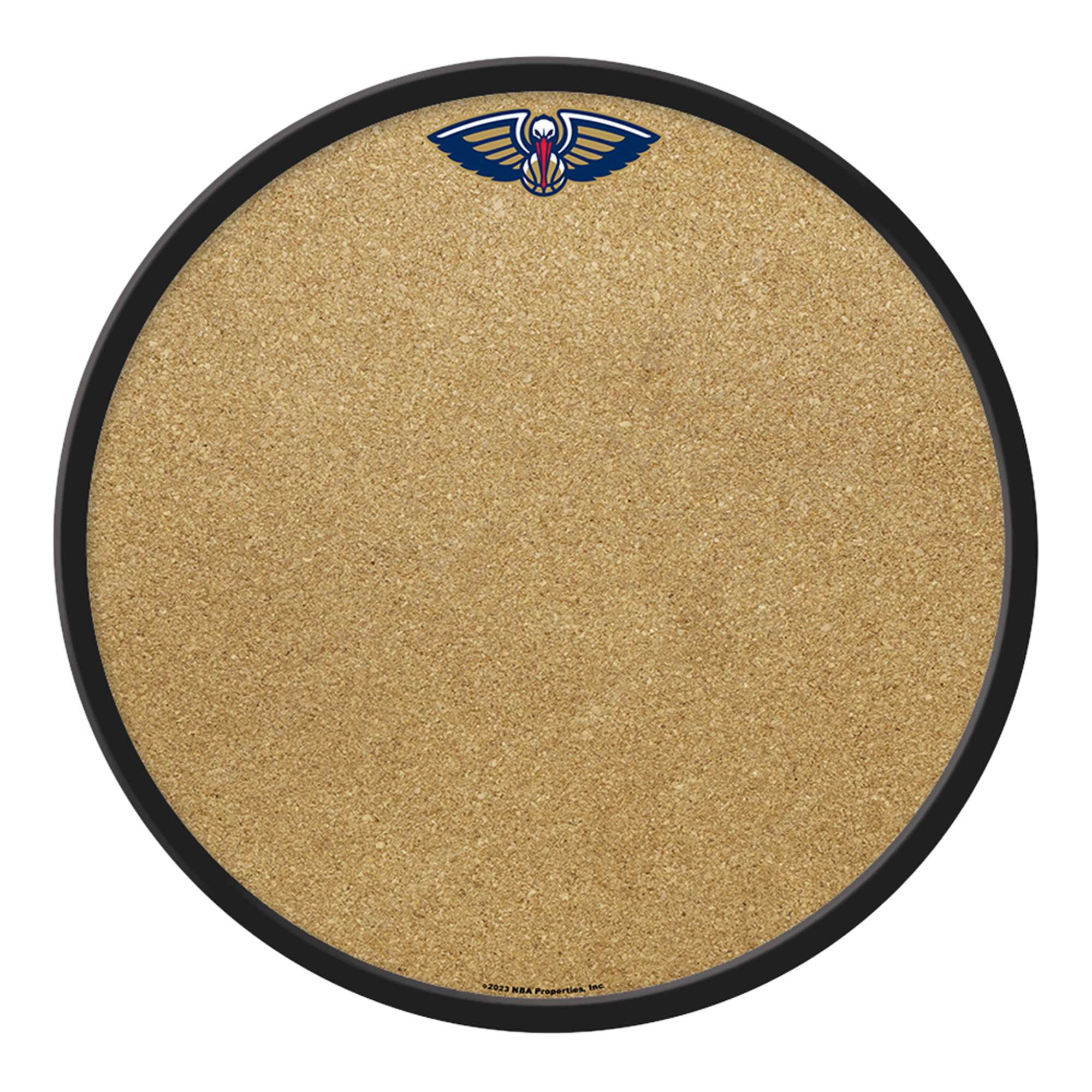New Orleans Pelicans: Modern Disc Cork Board