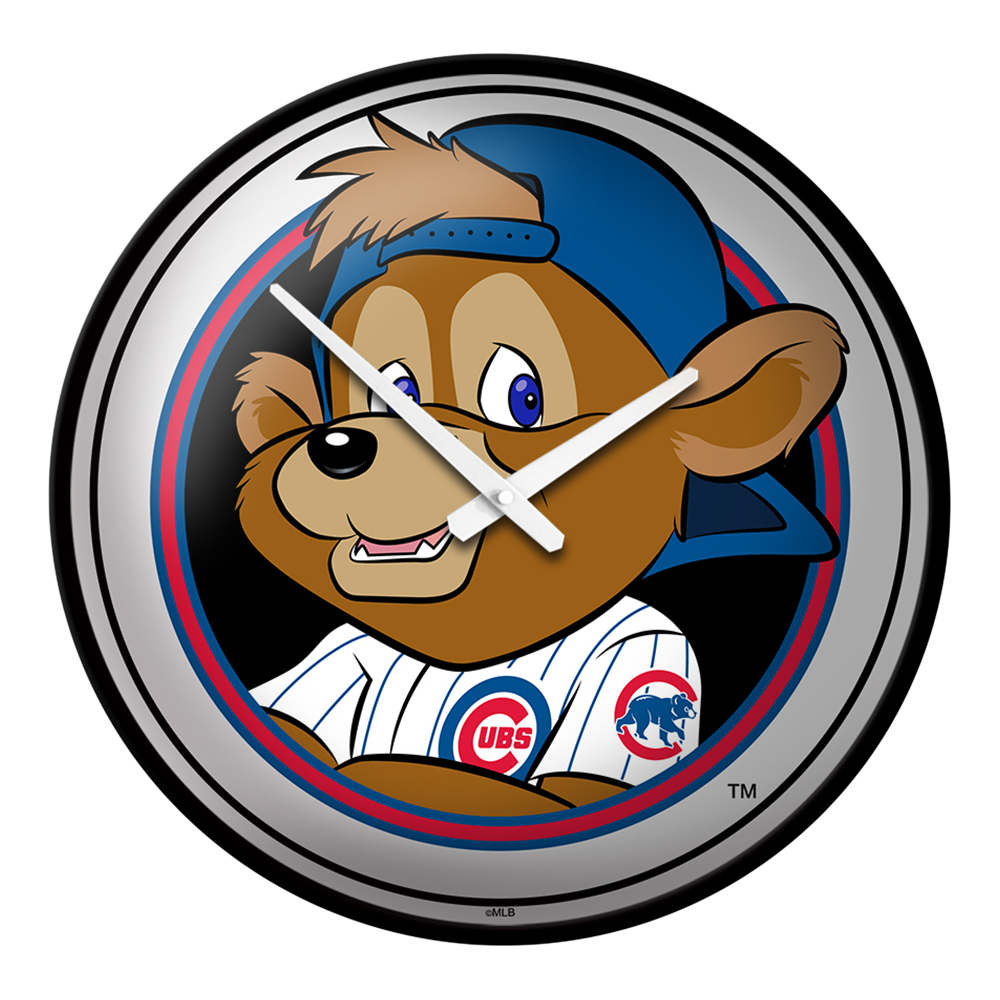 Chicago Cubs Mascot - Modern Disc Wall Clock  