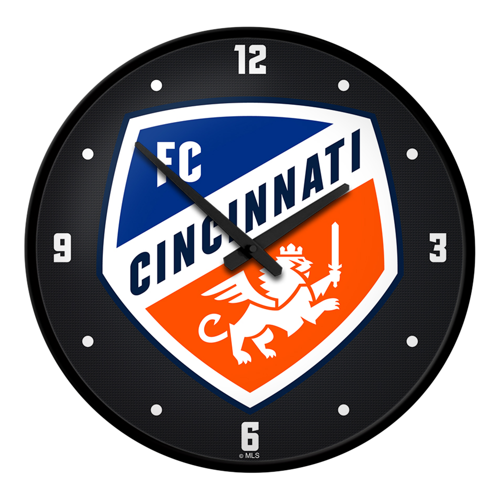 FC Cincinnati: Modern Disc Wall Clock