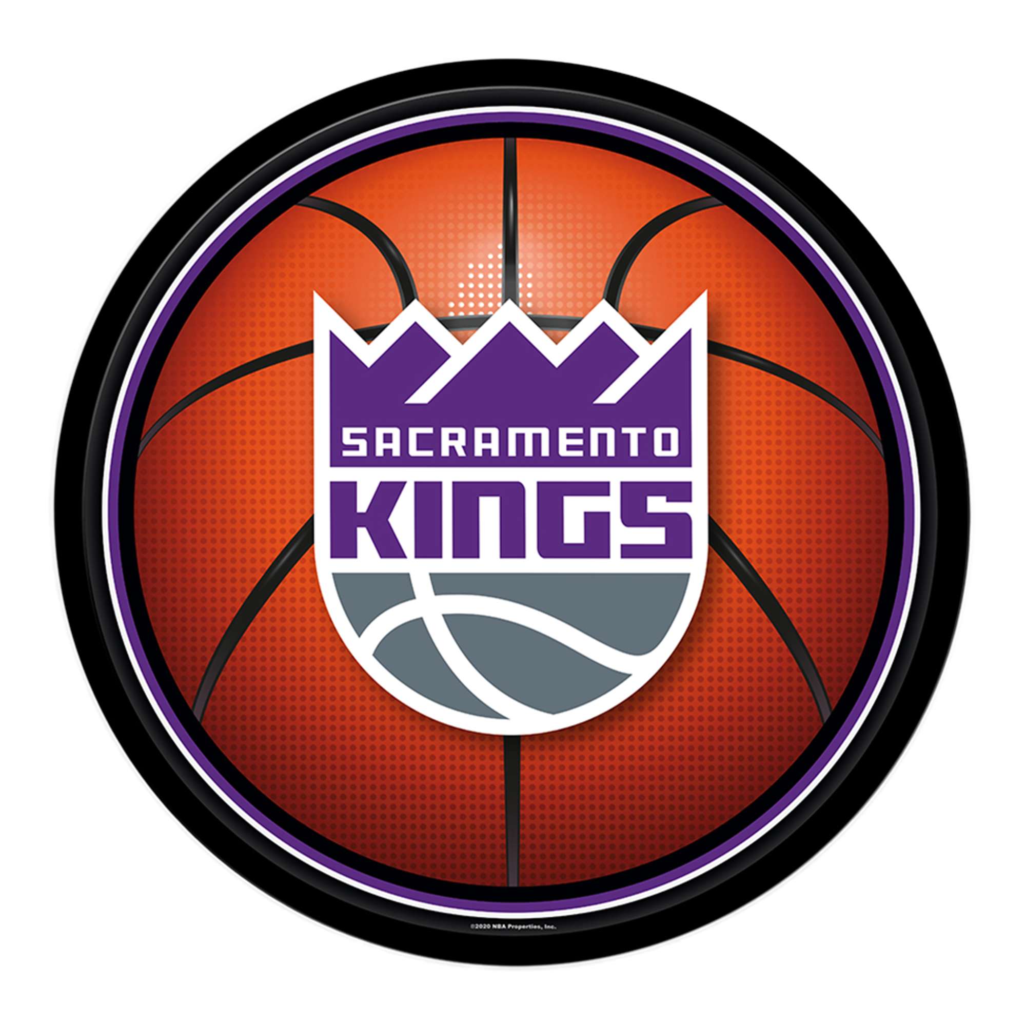 Sacramento Kings: Basketball - Modern Disc Wall Sign
