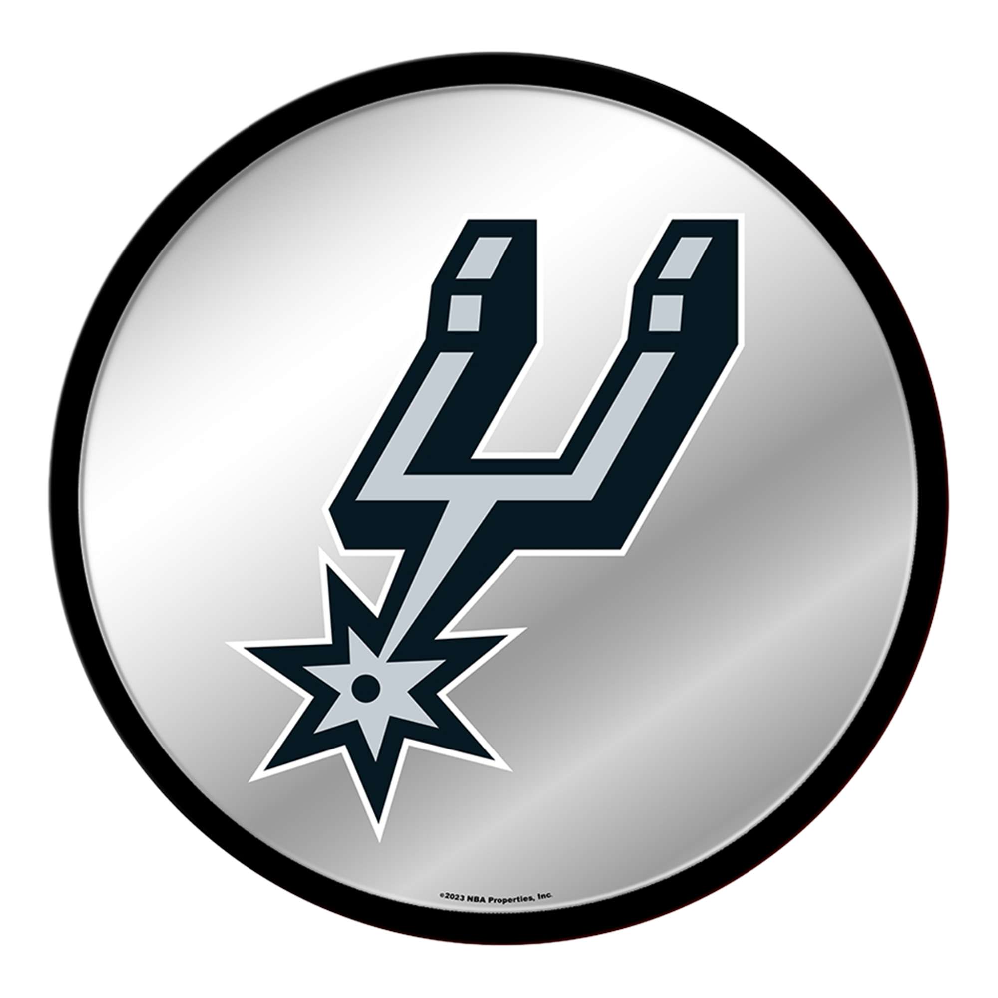 San Antonio Spurs: Modern Disc Mirrored Wall Sign