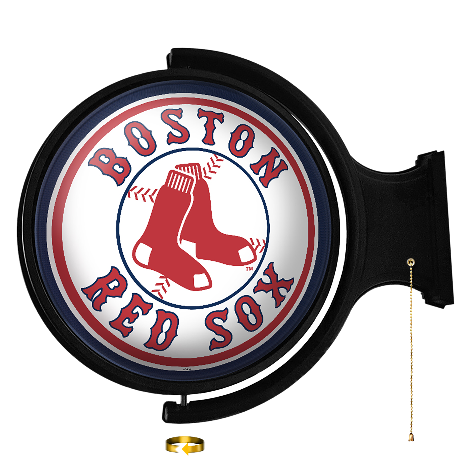 Boston Red Sox Original Round Rotating Lighted Wall Sign  