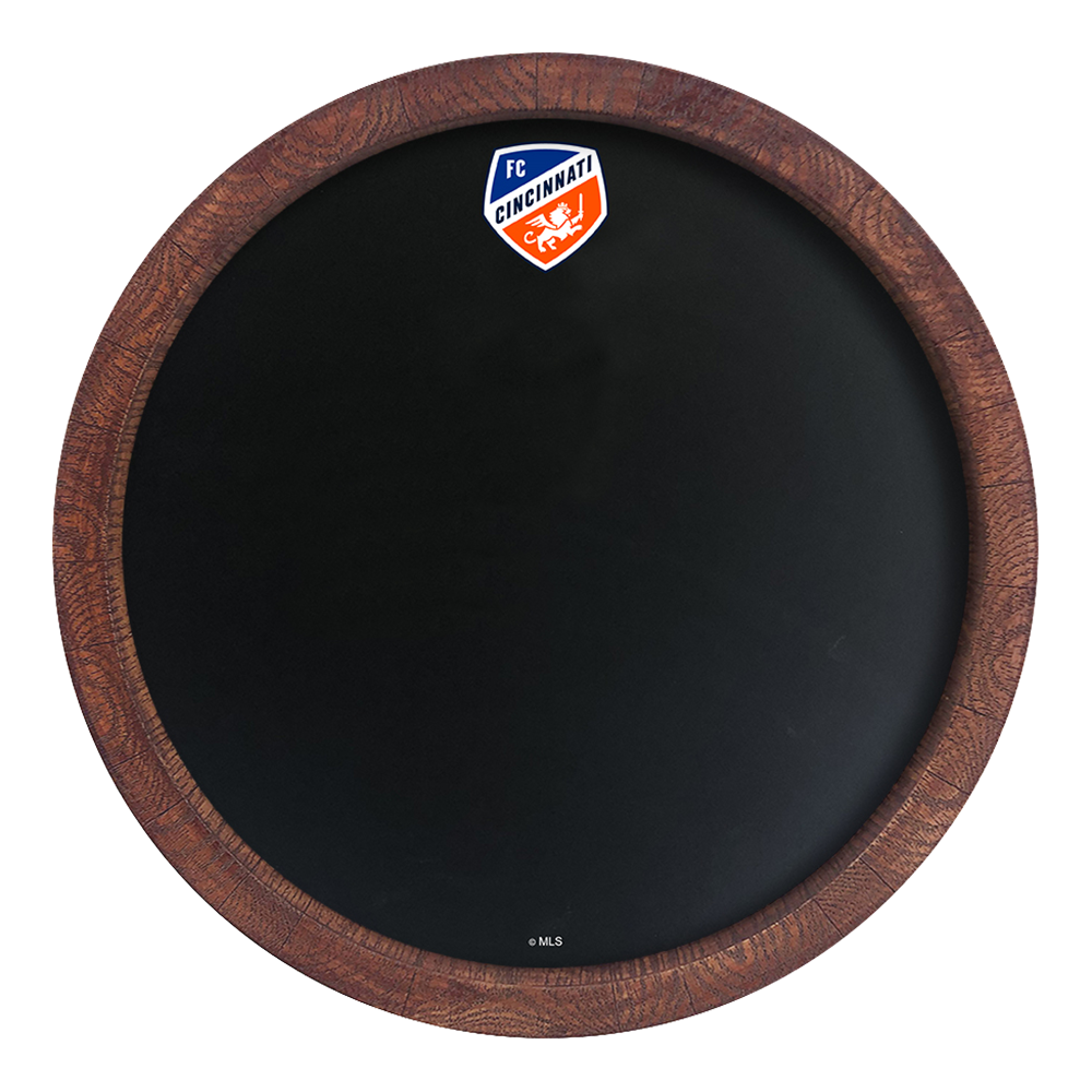 FC Cincinnati: Chalkboard "Faux" Barrel Top Sign  