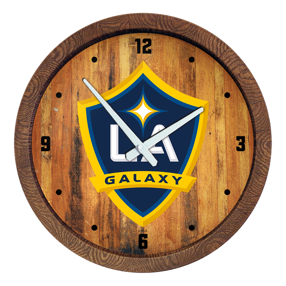 LA Galaxy: "Faux" Barrel Top Clock  